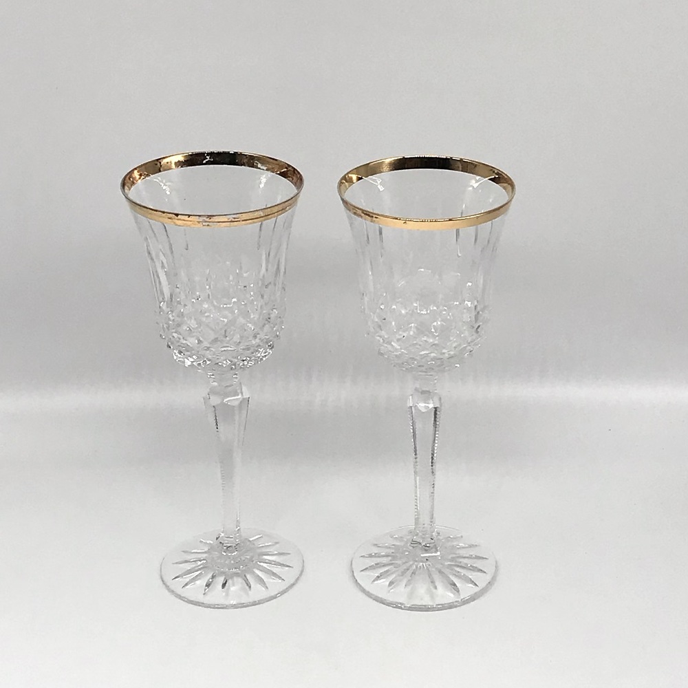 WEDGWOOD WINE GLASS ROYAL GOLD